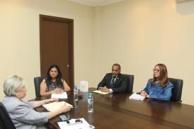 Embajadora de República Dominicana visita la Autoridad Nacional de Aduanas