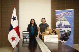Autoridad de Aduanas recibe donación de equipo tecnológico para facilitación del comercio