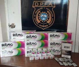 Inspectores de la DPFA retienen cigarrillos en Penonomé