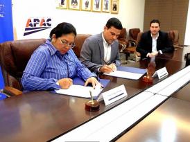 Aduanas y Apac firman Acuerdo de Cooperación 
