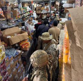 Retienen mercancías almacenadas en condiciones insalubres Retienen mercancías almacenadas en condiciones insalubres