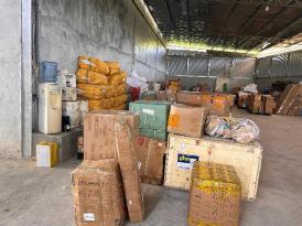 Aduanas retiene cargamento sin la debida declaración aduanera