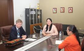 Embajador del Reino de Bélgica realiza visita de cortesía  a la sede de Aduanas