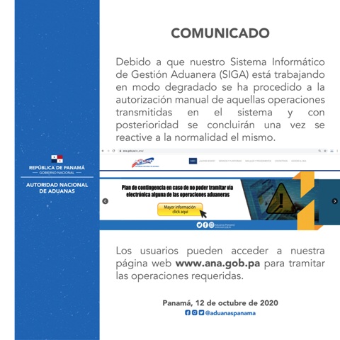 Comunicado siga siga