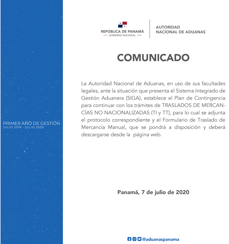COMUNICADO ANA 1