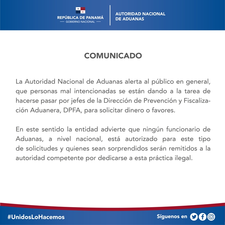 comunicado