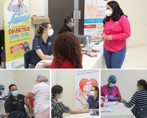 Collage Feria de Salud