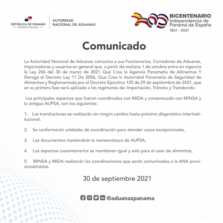 comunicado nuevo